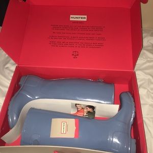 Sz 8 womens hunter boots WORN ONCE